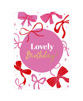 Kaart Lovely Birthday