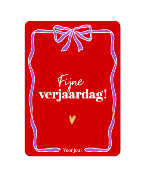 Kaart Fijne Verjaardag