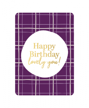 Kaart Happy Birthday lovely you