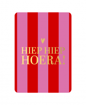 Kaart Hiep Hiep Hoera