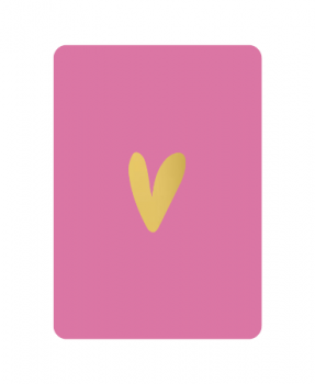 Kaart Hart Roze