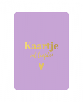 Kaart Kaartje vol liefde