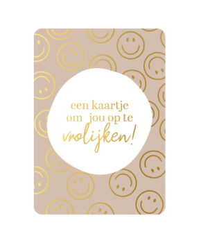 Kaart Een kaartje om je op te vrolijken