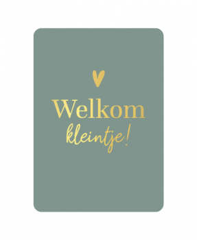 Kaart Welkom Kleintje