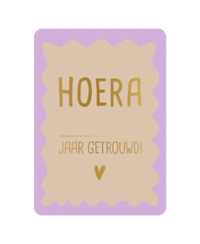 Kaart Hoera....getrouwd
