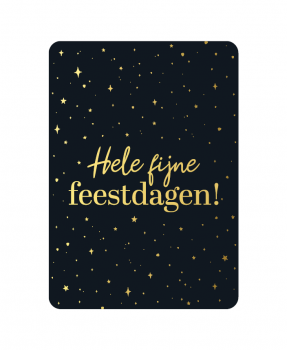 Kaart Hele fijne feestdagen