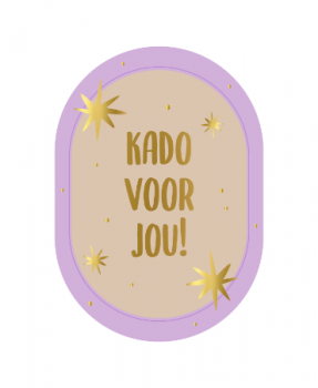 Kaart Ovaal Kado voor jou