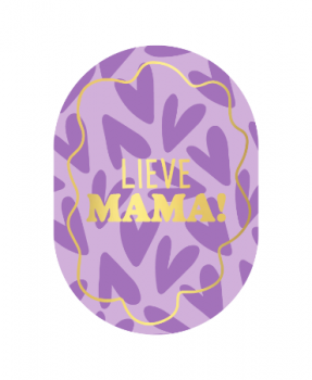 Kaart Ovaal Lieve Mama