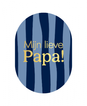Kaart Ovaal Mijn lieve papa