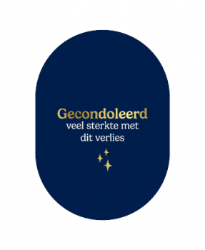 Kaart Ovaal Gecondoleerd