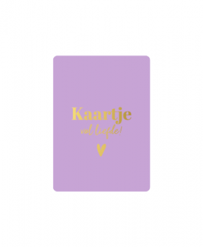 Minikaartje Kaartje vol liefde
