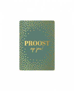 Minikaartje Proost op jou!