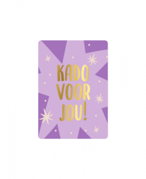 Minikaartje Kado voor jou!