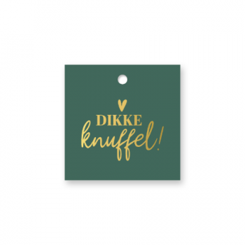 Cadeaulabel Dikke Knuffel