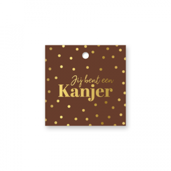 Cadeaulabel Jij bent een Kanjer