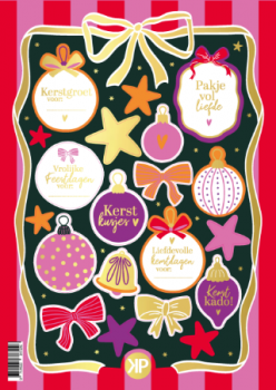 Stickervel Colourful Christmas