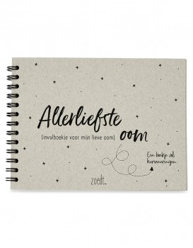 Invulboekje Allerliefste Oom