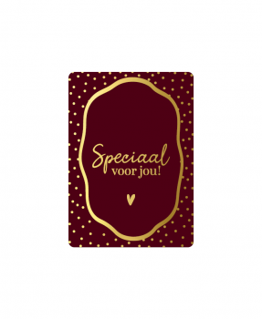 Minikaartje Speciaal voor jou