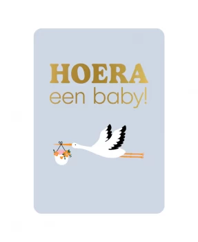 Kaart Hoera een baby!