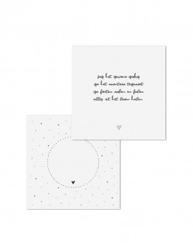 Dubbele kaart met envelop Zeg het gewone gedag...