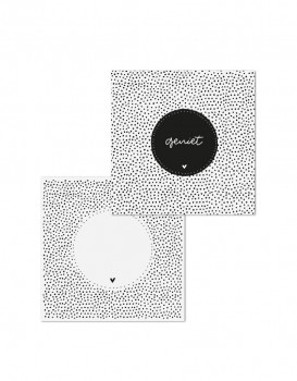 Dubbele kaart met envelop Geniet