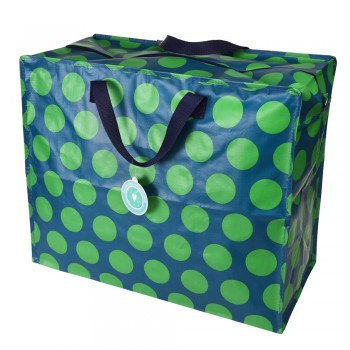 Jumboshopper Spot groen op blauw