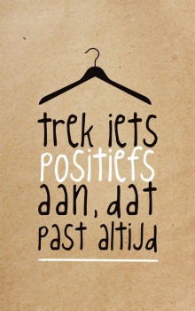 Kaart Trek iets positiefs aan...