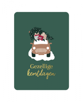 Kaart Gezellige kerstdagen