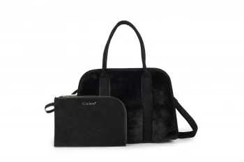 Kunstbont Handtas Zwart