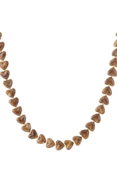 Halsketting Hart Bruin