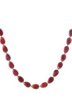 Kralen ketting karmozijnrood