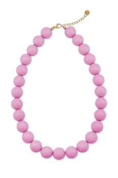 Kralenketting 15 mm diep roze
